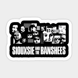 SIOUXSIE AND THE BANSHEES retro Sticker